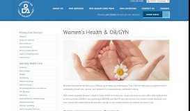 
							         Women's Health and OB/GYN | ODA Primary Health Care Network								  
							    
