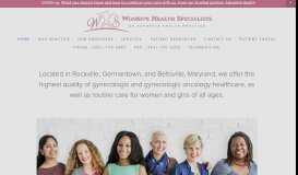 
							         Women's Health Specialists: Best Gynecologist in Rockville ...								  
							    