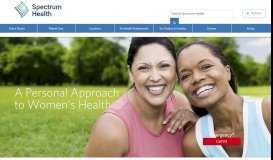 
							         Women's Health | Spectrum Health								  
							    