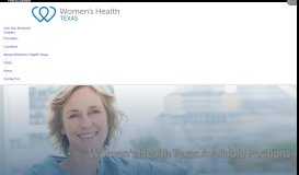 
							         Women's Health Texas Available Positions - Womens Health Texas								  
							    
