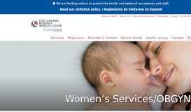 
							         Women's Services/OBGYN | Fort Sanders Regional Medical Center, a ...								  
							    