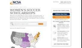 
							         Women's Soccer Scholarships | NCSA Athletic Scholarships Portal								  
							    