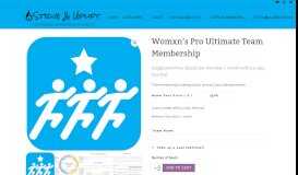 
							         Womxn's Pro Ultimate Team Membership – Strive & Uplift								  
							    