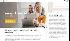 
							         Wonga Loans Alternative - Apply Now with Cashfloat								  
							    