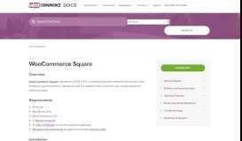 
							         WooCommerce Square - WooCommerce Docs								  
							    