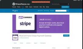 
							         WooCommerce Stripe Payment Gateway – WordPress plugin ...								  
							    