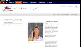 
							         Wood-Boles, Catherine / Teacher Homepage - Wimberley ISD								  
							    