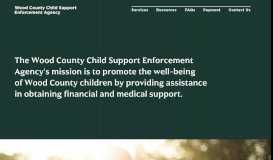 
							         WOOD COUNTY CHILD SUPPORT ENFORCEMENT AGENCY								  
							    