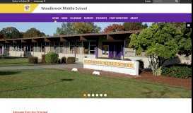
							         Woodbrook Middle School: Home								  
							    