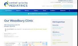 
							         Woodbury - Central + Priority Pediatrics								  
							    