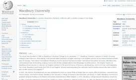 
							         Woodbury University - Wikipedia								  
							    
