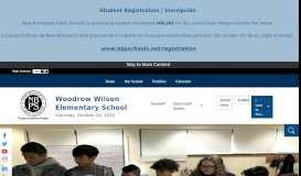 
							         Woodrow Wilson Elementary School: Home								  
							    