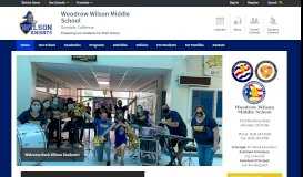 
							         Woodrow Wilson Middle School / Homepage								  
							    