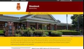 
							         Woodstock Elementary: Home								  
							    