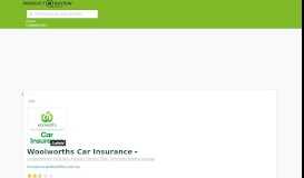 
							         Woolworths Car Insurance Reviews - ProductReview.com.au								  
							    