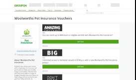 
							         Woolworths Pet Insurance Promo Codes & Coupons for Australia ...								  
							    
