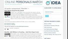 
							         WooMe - Online Personals Watch								  
							    
