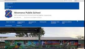 
							         Woonona Public School: Home								  
							    
