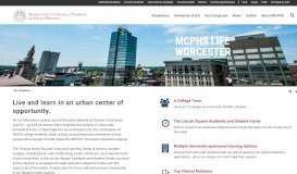 
							         Worcester Campus | MCPHS University								  
							    