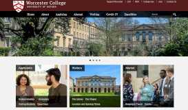 
							         Worcester College | University of Oxford								  
							    