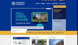 
							         Worcester State University: a Liberal Arts and Sciences University								  
							    