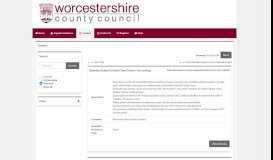 
							         Worcestershire County Council Electronic Tendering Site - Tenders ...								  
							    