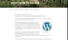 
							         Wordpress 5 in Docker with Nginx and LetsEncrypt – Doug's Home On ...								  
							    