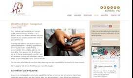 
							         WordPress Patient Management | Haden Interactive								  
							    