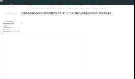 
							         WordPress Theme #52547 für Jobportals - Template Monster								  
							    