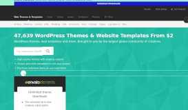 
							         WordPress Themes & Website Templates from ThemeForest								  
							    