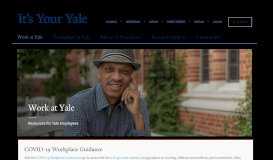 
							         Work at Yale | It's Your Yale								  
							    