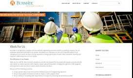 
							         Work For Us | R. J. Burnside & Associates Limited								  
							    