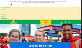 
							         Work Here | Sesame Place								  
							    