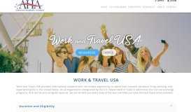 
							         Work & Travel USA - American Hospitality Academy								  
							    