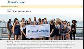 
							         Work & Travel USA · InterExchange								  
							    