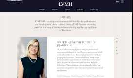 
							         Work with LVMH - Talent, recruitment, career at LVMH								  
							    