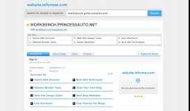 
							         workbench.princessauto.net at Website Informer. Sign In. Visit ...								  
							    