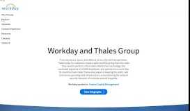 
							         Workday and Thales Group – Read Customer Success Stories								  
							    