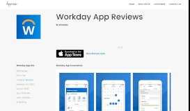 
							         Workday App Reviews - User Reviews of Workday								  
							    