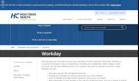 
							         Workday System Information | For Staff | Holy Cross Health ...								  
							    
