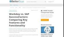 
							         Workday vs. SAP SuccessFactors - Better Buys								  
							    