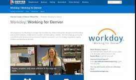 
							         Workday | Working for Denver - City and County of Denver								  
							    