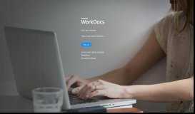 
							         WorkDocs SignIn - Amazon WorkDocs								  
							    