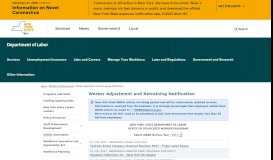 
							         Worker Adjustment and Retraining Notification - New York State ...								  
							    