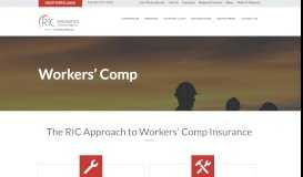 
							         Workers' Comp - RIC Insurance General Agency								  
							    