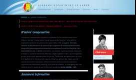 
							         Workers' Compensation - Alabama Department of Labor								  
							    
