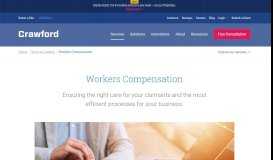 
							         Workers Compensation | Crawford & Company | US-Global								  
							    