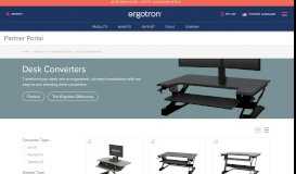 
							         WorkFit Adjustable Standing Desk Converter | Ergotron								  
							    