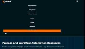 
							         Workflow and Process Automation Resources - Nintex								  
							    