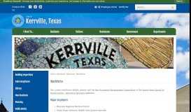 
							         Workforce | Kerrville TX - Official Website - City of Kerrville								  
							    